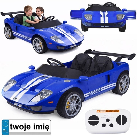 Picture of Jokomisiada Auto na akumulator dla dzieci Ford GT 4 silniki Pilot 2 osobowy PA0337