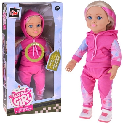 Picture of Jokomisiada Lalka w dresie 48 cm z dugimi blond wosami - sportowa stylizacja ZA5844