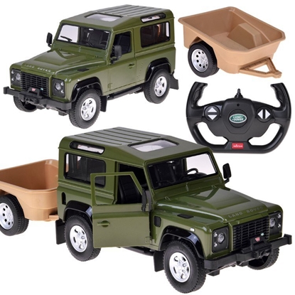 Picture of Jokomisiada Rastar auto zdalnie sterowane Land Rover Defender 1:14 pilot owietleniowy RC0712 EDUKAMP
