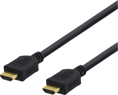 Attēls no Kabel Deltaco DELTACO High-Speed HDMI kabelis, 10 m, Ethernet, 4K UHD, Be ferito juodas / HDMI-1070D