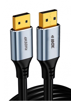 Изображение Kabel DisplayPort 4k60Hz złota wtyczka 2m