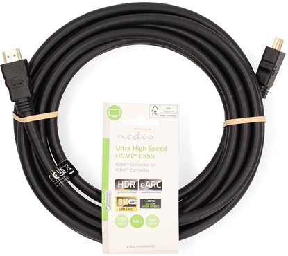 Attēls no Kabel Nedis HDMI - HDMI 5m czarny (CVGL35000BK50)