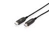 Picture of Kabel połączeniowy hybrydowy HDMI AOC | HDMI-A męski-męski | HDMI 2.1 | UHD-2 8K@60Hz | 48Gbps |HDR, eARC, HDCP 2.2, CEC | 15m