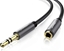 Attēls no Kabel Ugreen Jack 3.5mm - Jack 3.5mm 1.5m czarny (UGR550BLK)