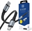 Изображение Kabel USB 3MK Accessories - 3mk Hyper Cable N-SERIES C to Micro 1m QC 3.0 5V/2A 10W Black