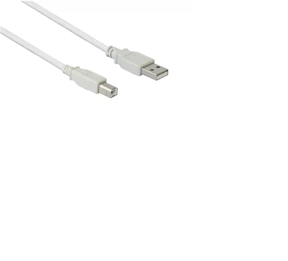 Attēls no Kabel USB Alcasa USB-A - USB-B 0.25 m Szary (2510-025)