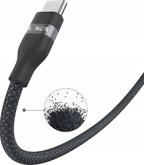 Picture of Kabel USB Anker Kabel Anker 240W USB-C do USB-C 1.8m PD czarny