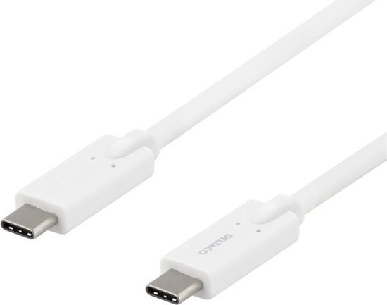 Picture of Kabel USB Deltaco USB-C - USB-C 2 m Biay (USBC-1504M)
