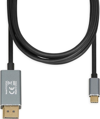 Picture of Kabel USB iBOX USB-C - DisplayPort 1.8 m Czarno-srebrny (ITVCDP4K)