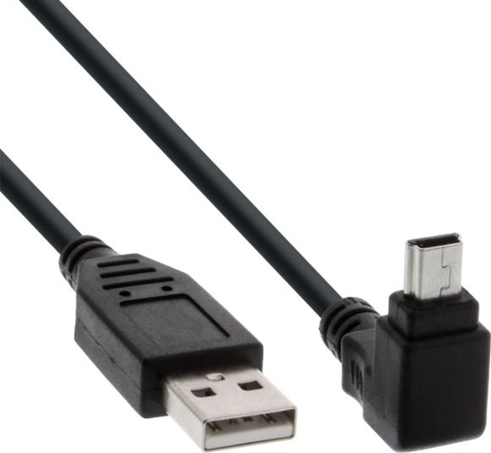 Picture of Kabel USB InLine USB-A - miniUSB 0.3 m Czarny (34103)