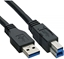 Изображение Kabel USB InLine USB-A - USB-B 1.5 m Czarny (35315)