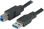 Attēls no Kabel USB M-CAB USB-A - USB-B 3 m Czarny (7300036)