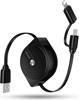 Picture of Kabel USB Usams USB-A - 1 m Czarny (SJ192USB01)