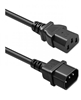 Picture of Kabel zasilający IEC C13 | C14 | 3x1.0mm2 | Czysta miedź Cu | 1m 