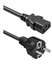 Picture of Kabel zasilający SCHUKO CEE 7/7 (E/F) | IEC C13 | 3x0.75mm2 | Czysta miedź Cu | 1.5m 