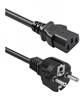 Picture of Kabel zasilający SCHUKO CEE 7/7 (E/F) | IEC C13 | 3x1.0mm2 | Czysta miedź Cu | 3m 