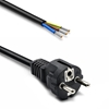 Picture of Kabel zasilający SCHUKO CEE 7/7 (E/F) | miedź Cu | odizolowany lutowany | 3x1.0mm2 | 1.8m 