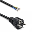 Attēls no Kabel zasilający SCHUKO CEE 7/7 (E/F) | miedź Cu | odizolowany lutowany | 3x1.0mm2 | 1.8m 