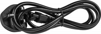 Изображение Kabel zasilajcy Green Cell Kabel zasilajcy sieciowy wtyczka wersja angielska UK - koniczynka 1.2m (KAB21)