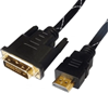 Picture of Kabelis Brackton HDMI - DVI 4K 1m