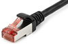 Изображение Kabelis Brackton Patch SF/UTP 0.25m CAT 6a Black