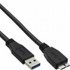 Изображение Kabelis Brackton USB Male - MicroUSB Male 3.0 2m Black