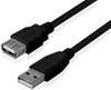 Изображение Kabelis Brackton USB Male - USB Female 2.0m Black