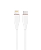 Picture of Kabelis Gembird Premium silicon 8-pin Male - USB Type-C Male 1.5m White