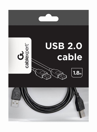 Picture of Kabelis Gembird USB Male - USB Male 1.8m Black
