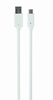 Picture of Kabelis Gembird USB-A Male - USB Type-C Male 0.5m White