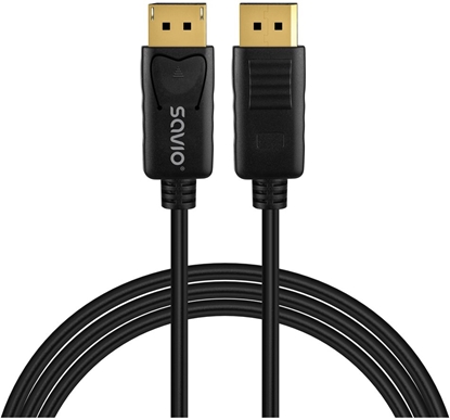 Attēls no Kabelis SAVIO DisplayPort 1.4 1080P/240Hz 8K/60Hz 2m