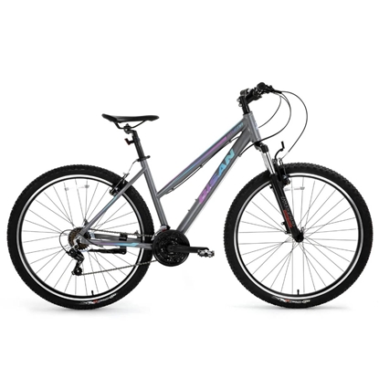 Picture of Kalnu velosipēds Bisan ATHENA V Metallic Grey/Blue/Purple (Rata izmērs: 29 Rāmja izmērs: 19)