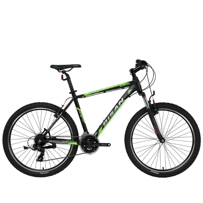 Picture of Kalnu velosipēds Bisan MTX7050 VB Matt Black/Green (Rata izmērs: 27.5 Rāmja izmērs: 19)