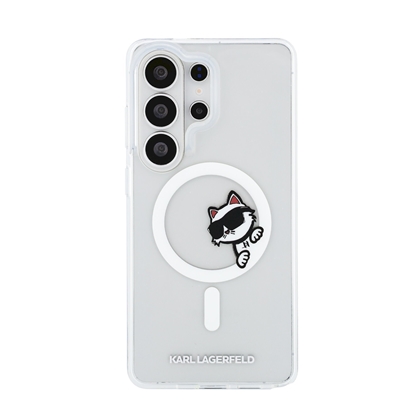 Изображение Karl Lagerfeld IML Choupette Peekaboo Logo Magnetic Case for Samsung Galaxy S26 Ultra