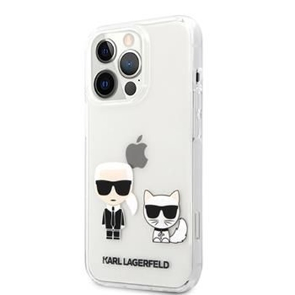 Изображение Karl Lagerfeld iPhone 13 Pro Choupette Case Transparent