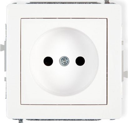 Picture of Karlik DECO Gniazdo pojedyncze b/u 2P biay DGP-1