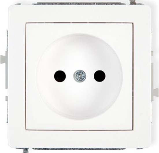 Picture of Karlik DECO Gniazdo pojedyncze b/u 2P biay DGP-1