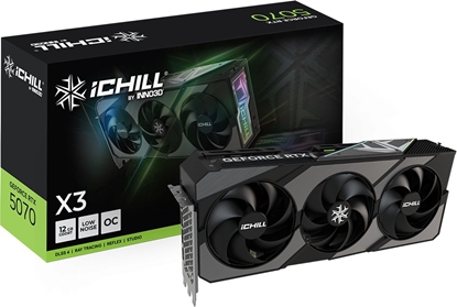 Изображение Karta graficzna Inno3D INNO3D iChill GeForce RTX 5070 X3 NVIDIA 12 GB GDDR7