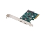 Picture of Karta sieciowa PCI EXPRESS X1 -> 2X USB-C 3.2 GEN 2X1 led low profile