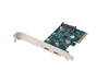 Picture of Karta sieciowa PCI EXPRESS X1 -> 2X USB-C 3.2 GEN 2X1 led low profile
