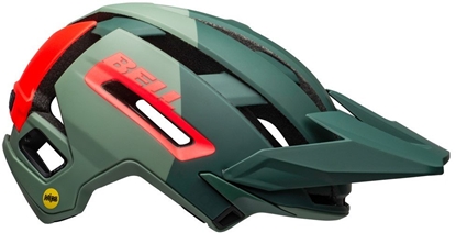 Изображение Bell Kask mtb BELL SUPER AIR MIPS SPHERICAL Rozmiar kasku: S(52-56cm) Wybierz kolor: Matte Gloss Green Infrared