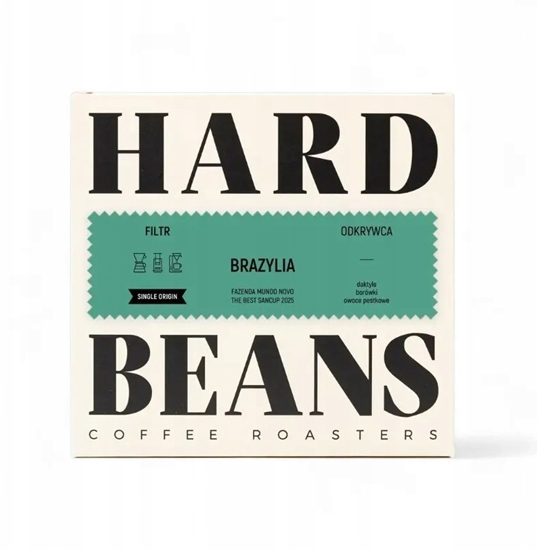 Picture of Kawa ziarnista Hard Beans Coffee Hard Beans - kawa ziarnista Fazenda Mundo Novo The Best Sancup 2025 Filter 250 g