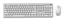 Attēls no Klaviatūra un pele Gembird Desktop set Slim Pro Business wireless RU White
