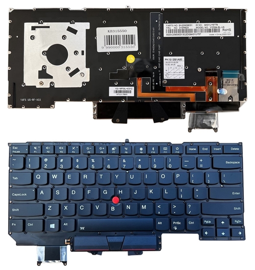 Изображение Keyboard LENOVO X1 Carbon Gen 6, with Trackpoint, with Backlight, US