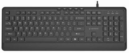 Picture of KEYBOARD MULTIMEDIA USB ENG/BLACK KB-MCH-05 GEMBIRD