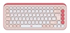 Изображение Klaviatūra Logitech POP ICON KEYS OFF White Rose US