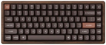Attēls no Klawiatura Keychron K2 HE All-Wood Special Edition Gateron Double-Rail Magnetic Nebula (K2H-F1W)