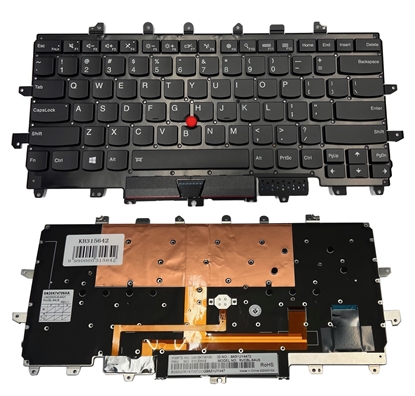 Attēls no Klawiatura Lenovo Klaviatra LENOVO X1 Carbon Gen 4 z podwietleniem z trackpointem US