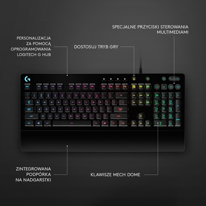 Attēls no Klawiatura Logitech G213 Prodigy  (920-008089)