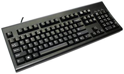 Изображение Klawiatura Perixx Perixx PERIBOARD-409 U, DE, mini USB keyboard, black, QWERTZ